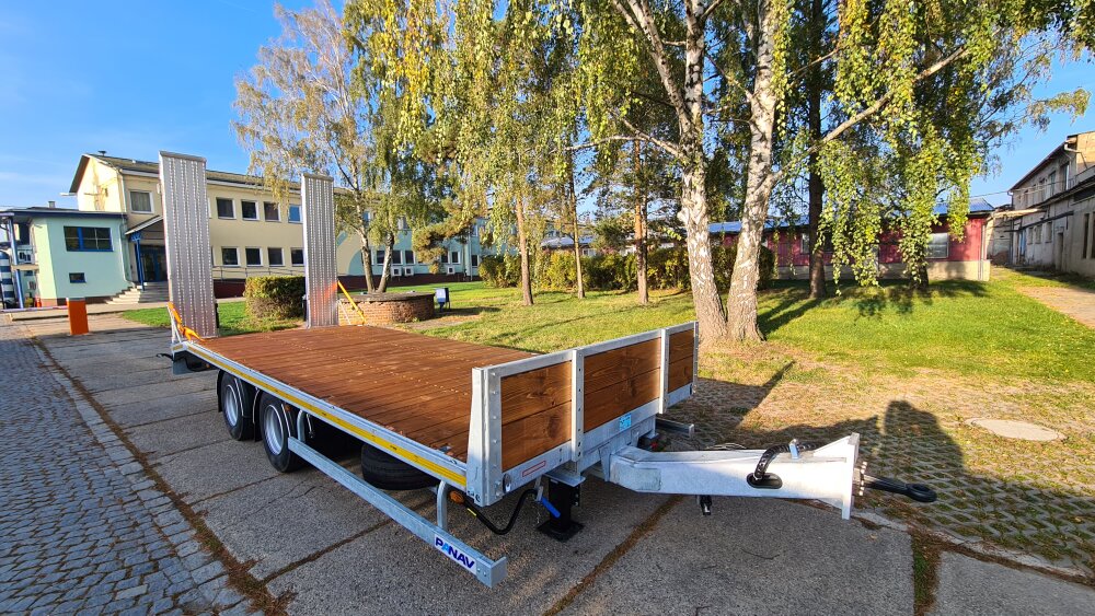 Przyczepy niskopodwoziowe tandemowe